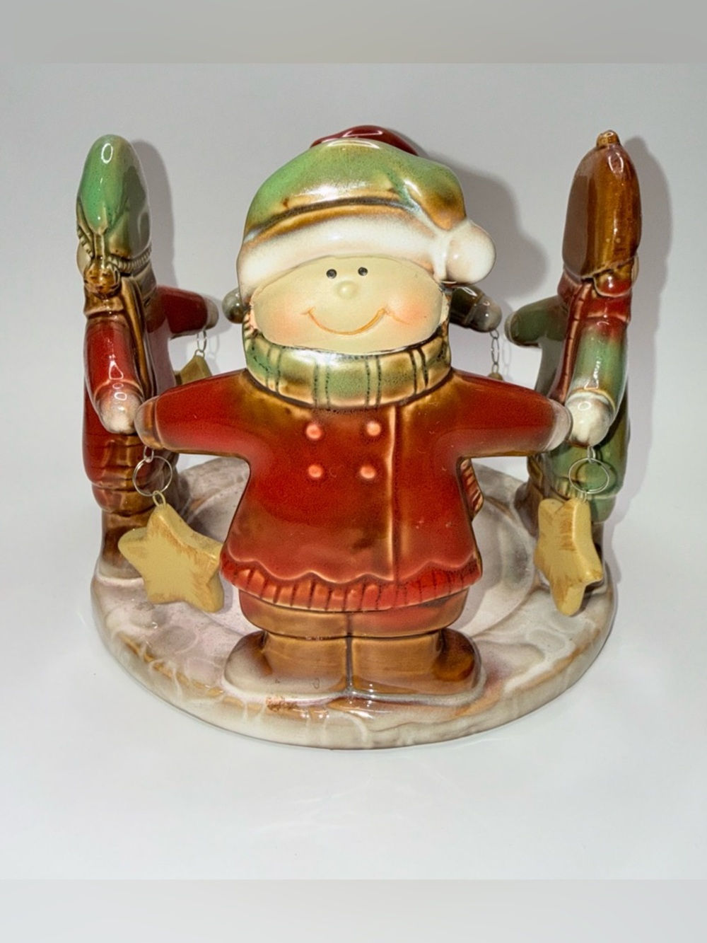 Ronnie Walter Yankee Candle Christmas Kids Stars Jar Candle Holder
